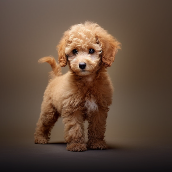 adorable Poodle puppy posing for picture adorable Poodle puppy